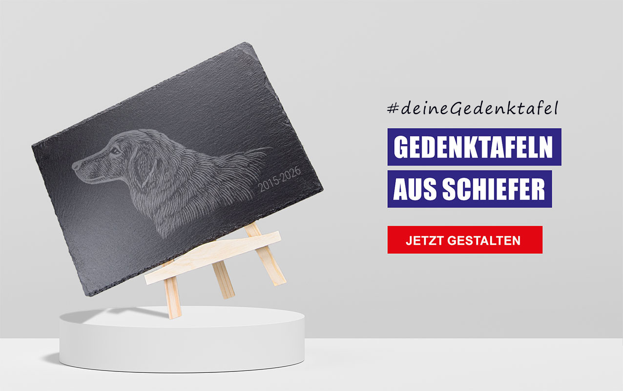 Slider Schieferplatte